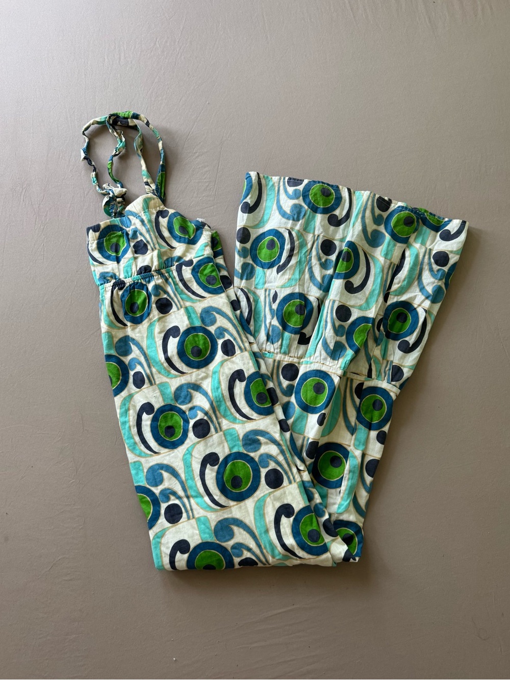 Vintage Notice Retro Printed Cotton Summer Dress
